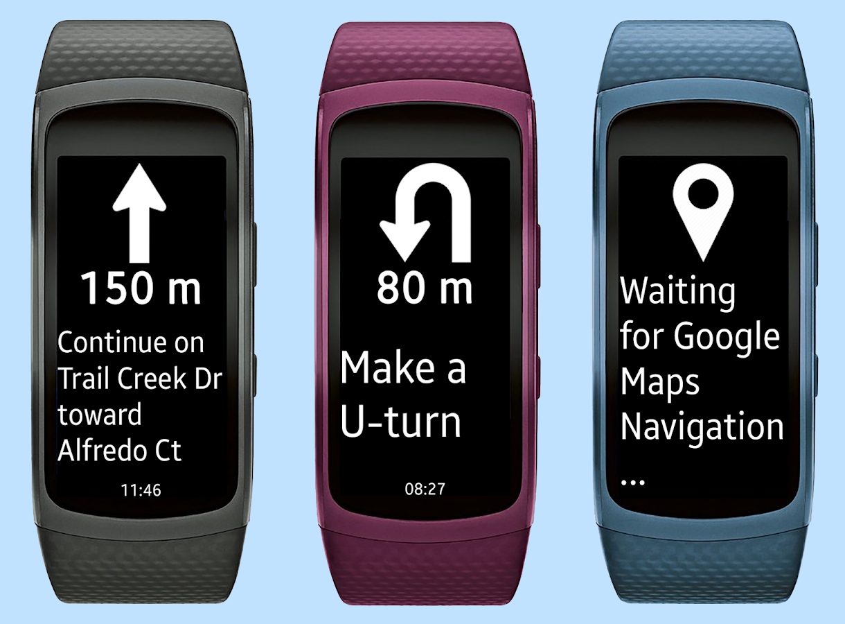Gear Fit2 Navigation