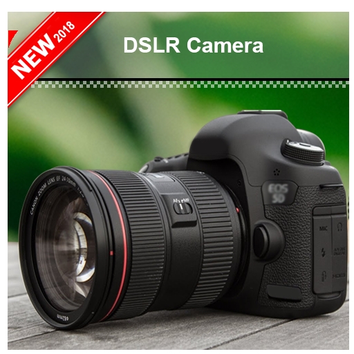 Cámara DSLR HD: cámara 4K HD con efecto de desenfoque ultra