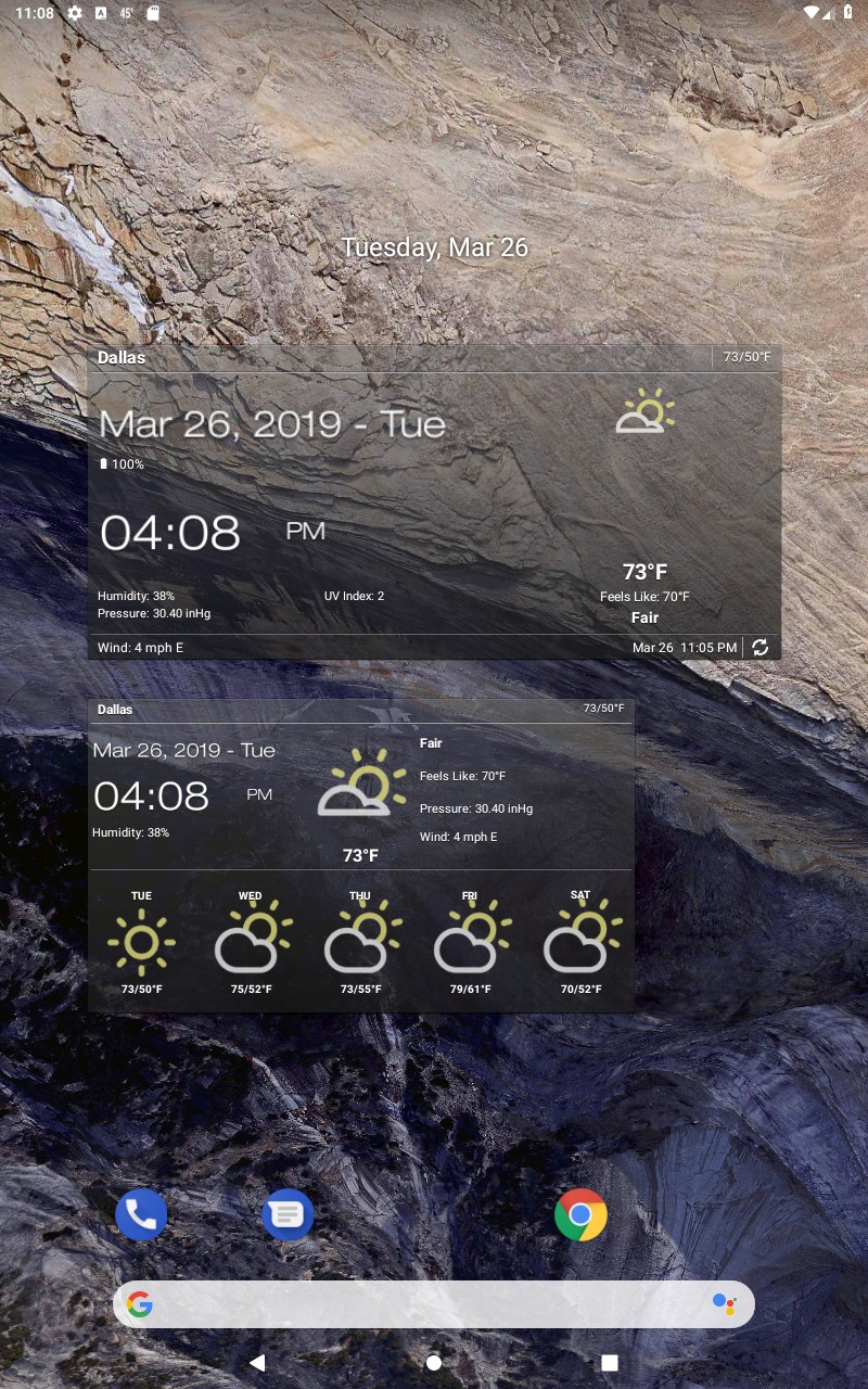 Weather & Clock Widget for Android Ad Free