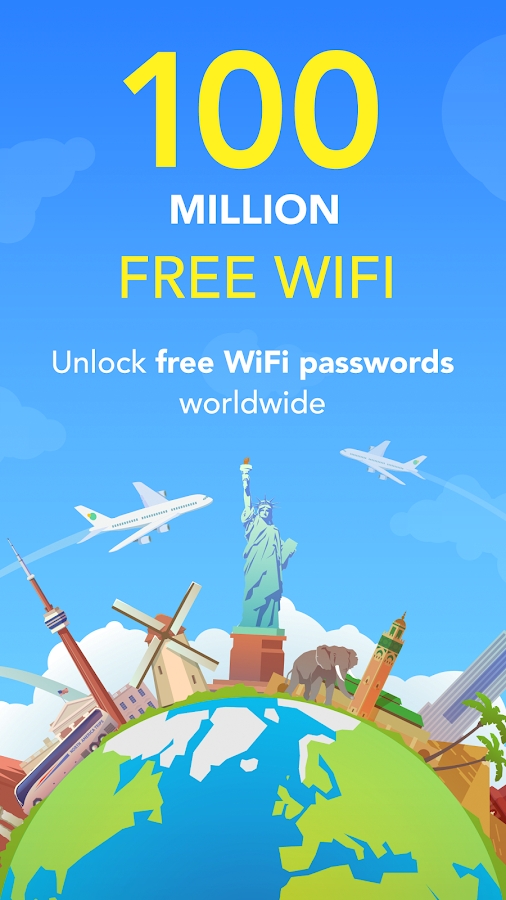 WiFi Map — Free Passwords & Hotspots