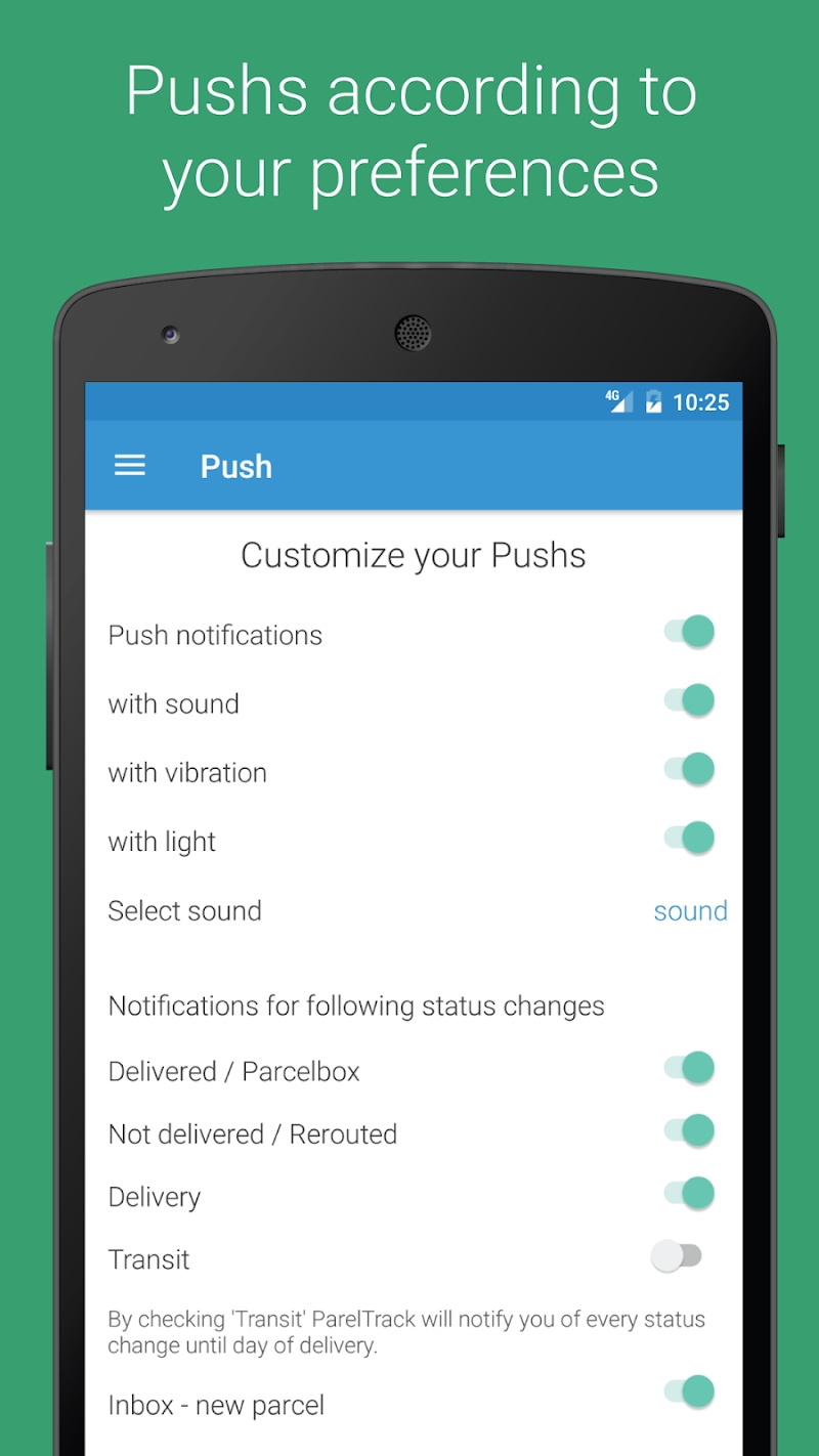 ParcelTrack - Package Tracker for Fedex, UPS, USPS
