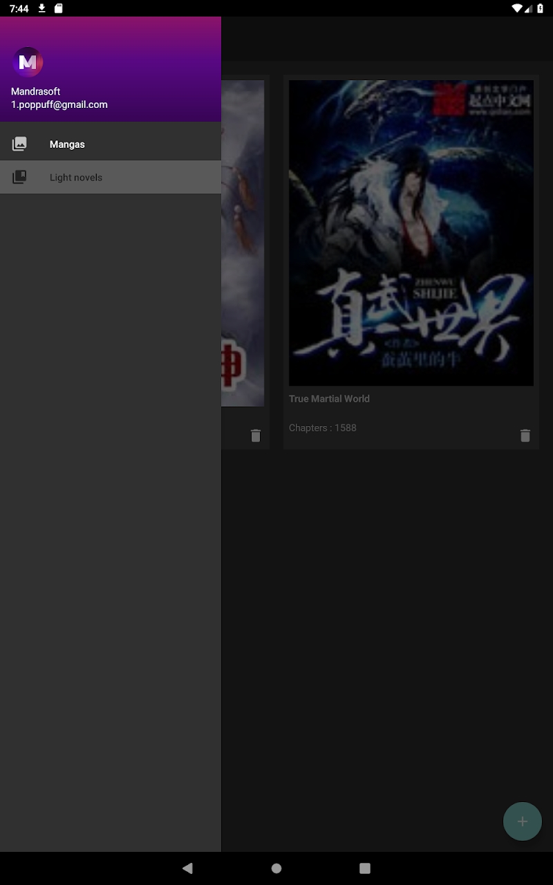 Mandrasoft Manga//Light-novel Reader