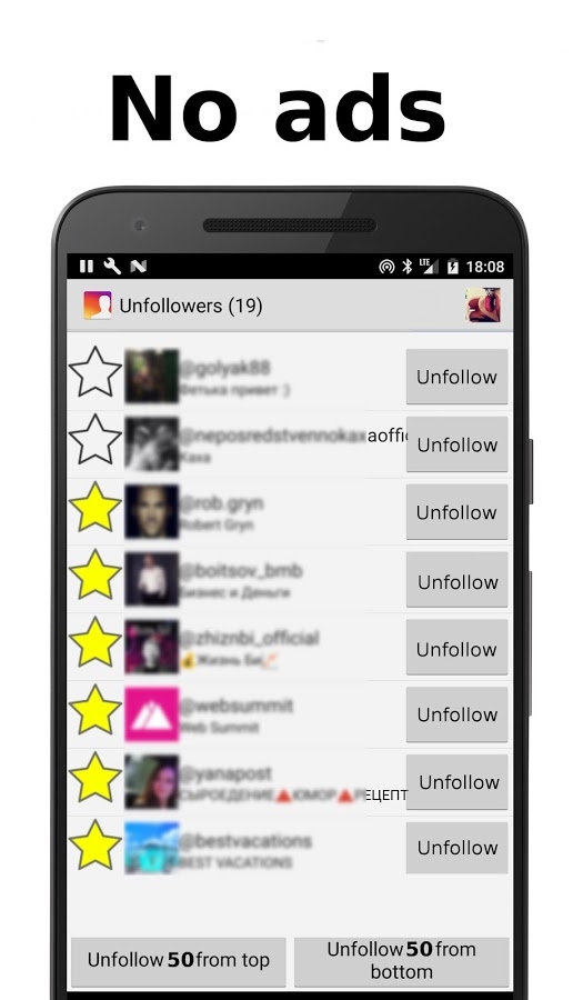 Unfollowers Plus
