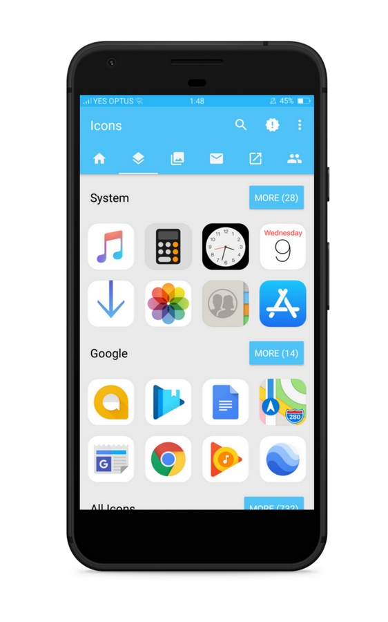 IOS11 Icon Pack