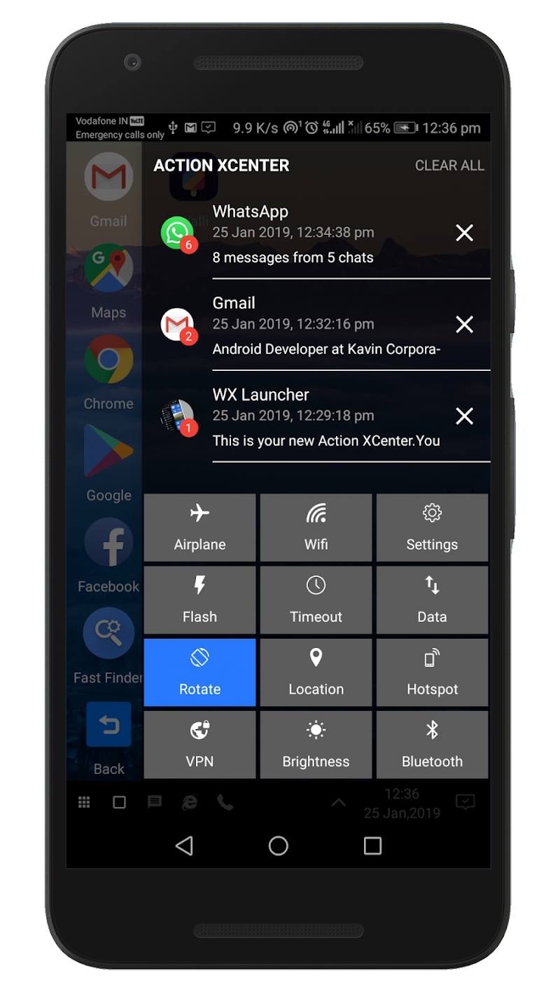 WX Launcher - Windows 10 styled 2019 Launcher