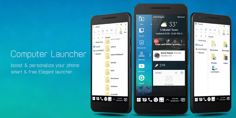 Computer Launcher - Win 10 Style
