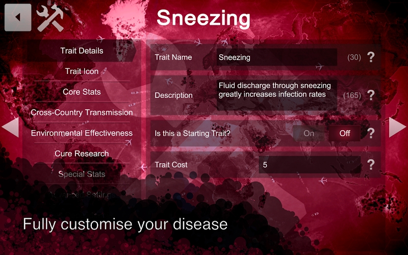 Plague Inc: Scenario Creator