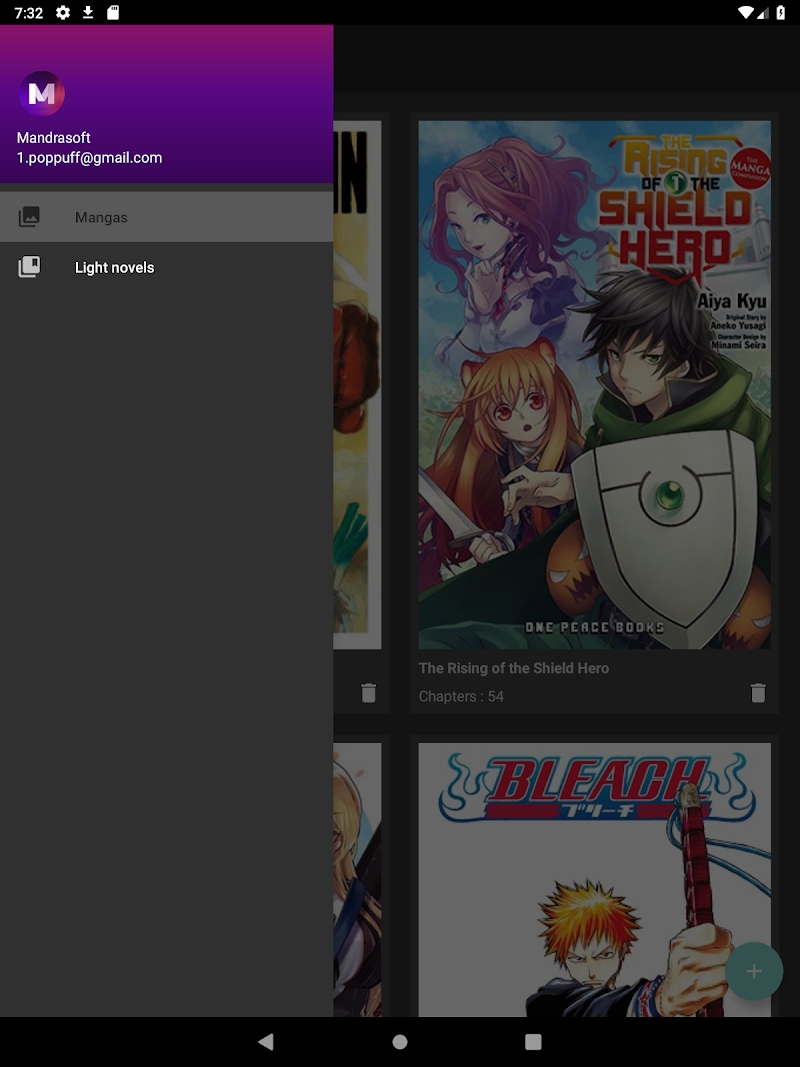 Mandrasoft Manga//Light-novel Reader