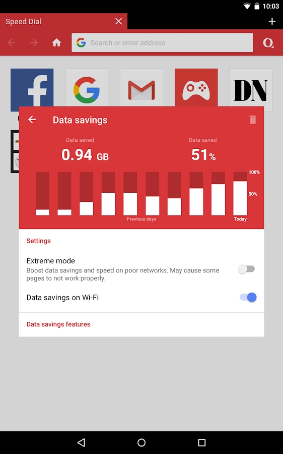 Opera Mini - fast web browser