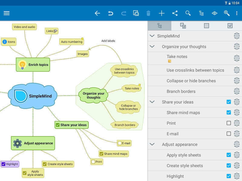 SimpleMind Pro - Intuitive Mind Mapping