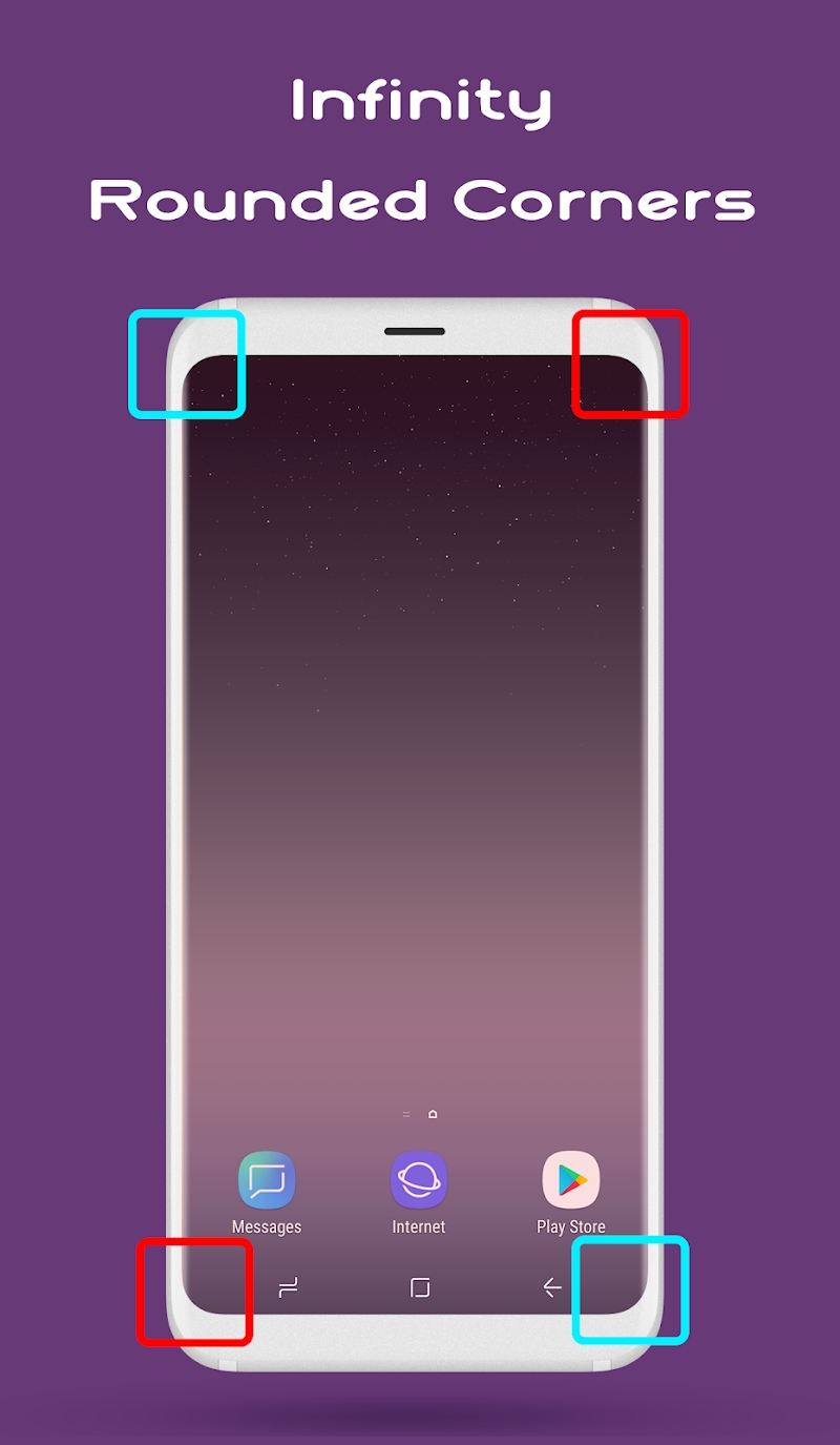 Edge Lighting : Notification, Rounded Corner