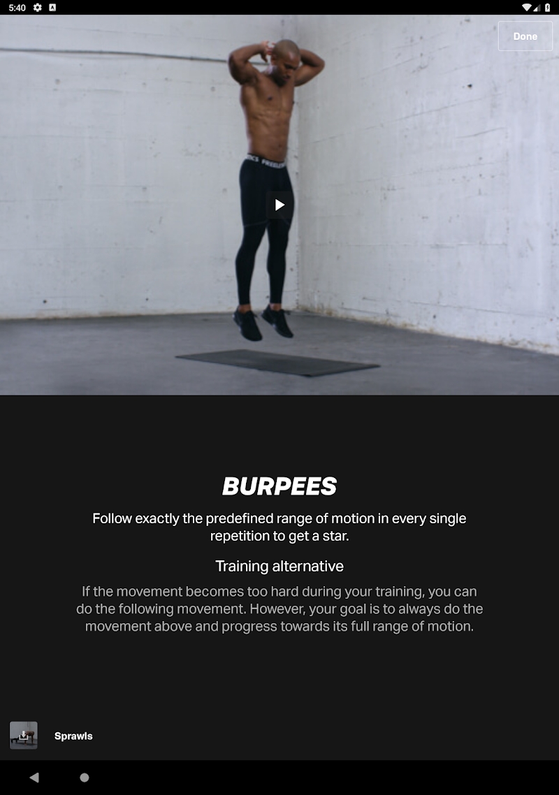 Freeletics - Workout & Fitness. Body Weight App
