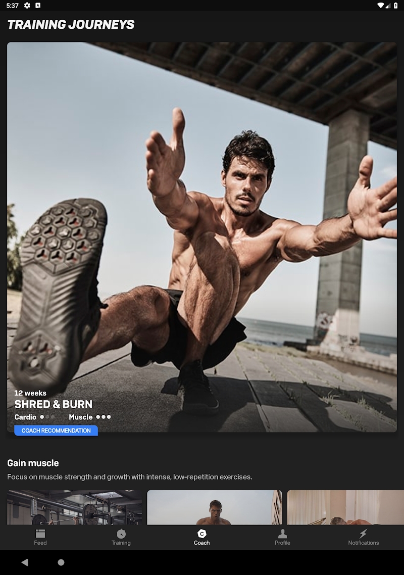 Freeletics - Workout & Fitness. Body Weight App