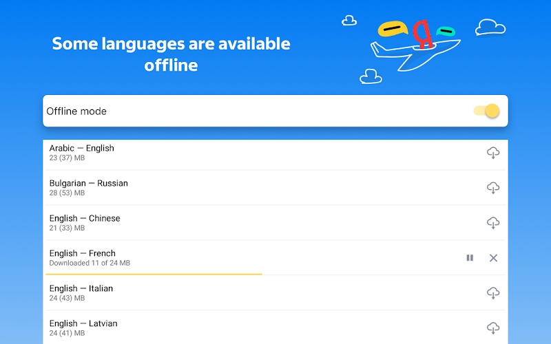 Yandex.Translate – offline translator & dictionary