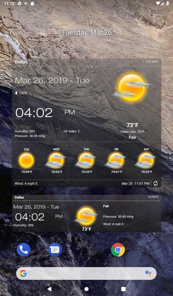 Weather & Clock Widget for Android Ad Free