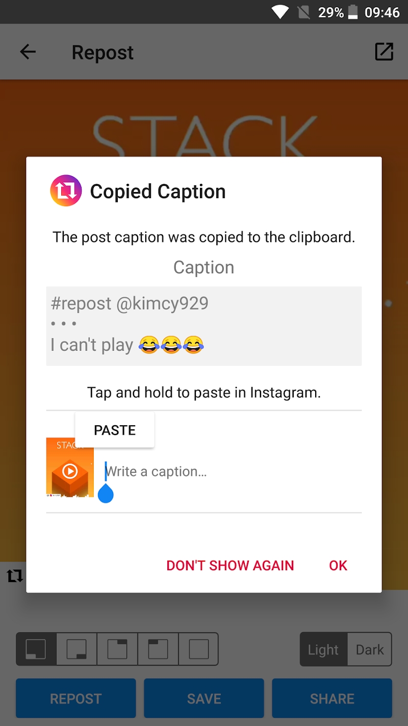 Regram Posts - Repost for Instagram