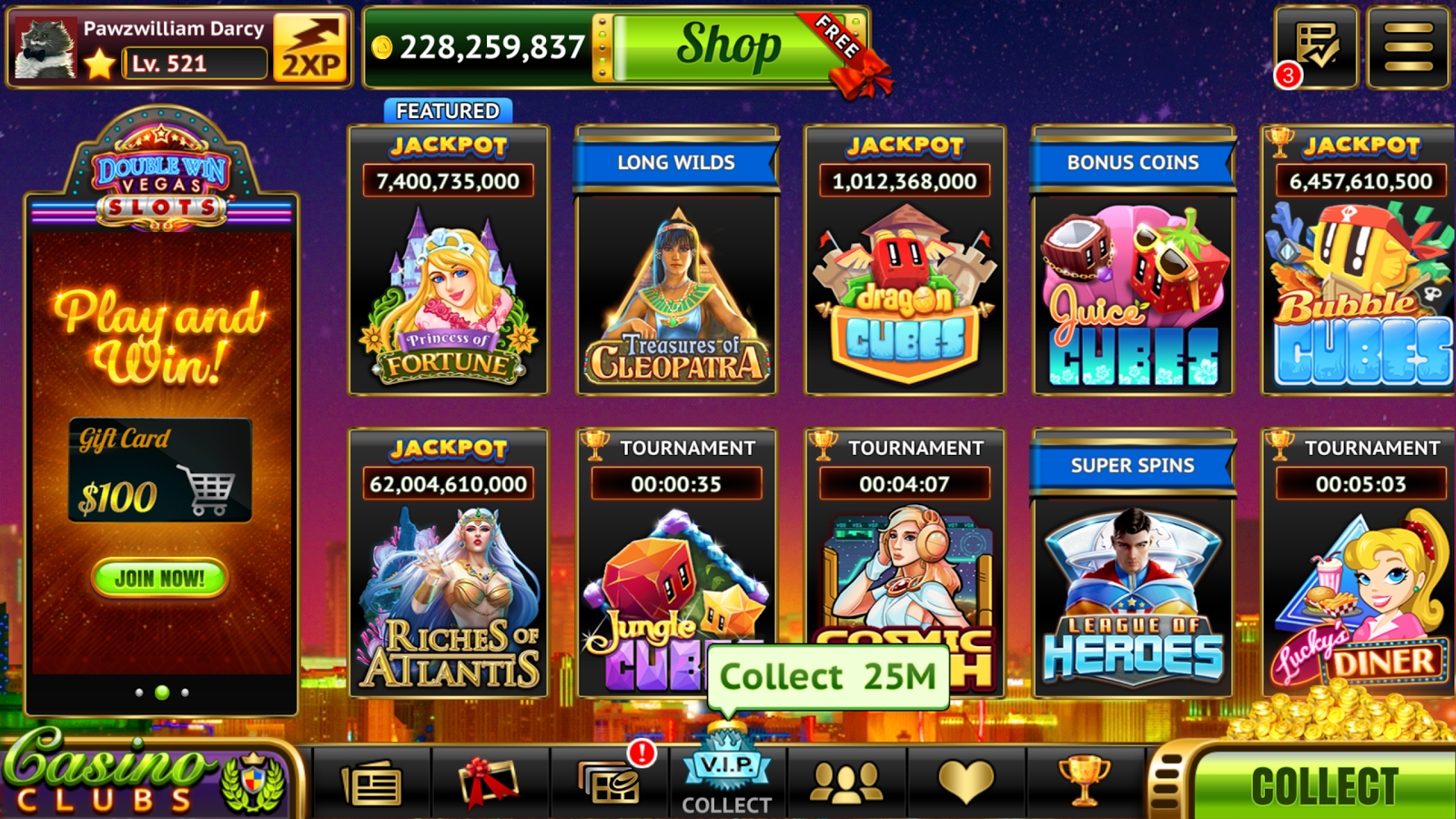 Double Win Vegas Slots