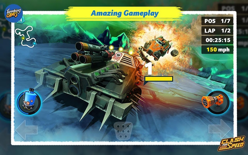 Clash for Speed – Xtreme Combat Racing Game