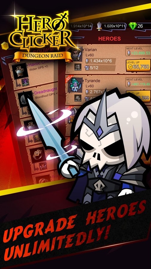 Hero Clicker - Dungeon Raid
