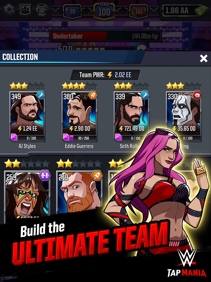 WWE Tap Mania: Get in the Ring in this Idle Tapper