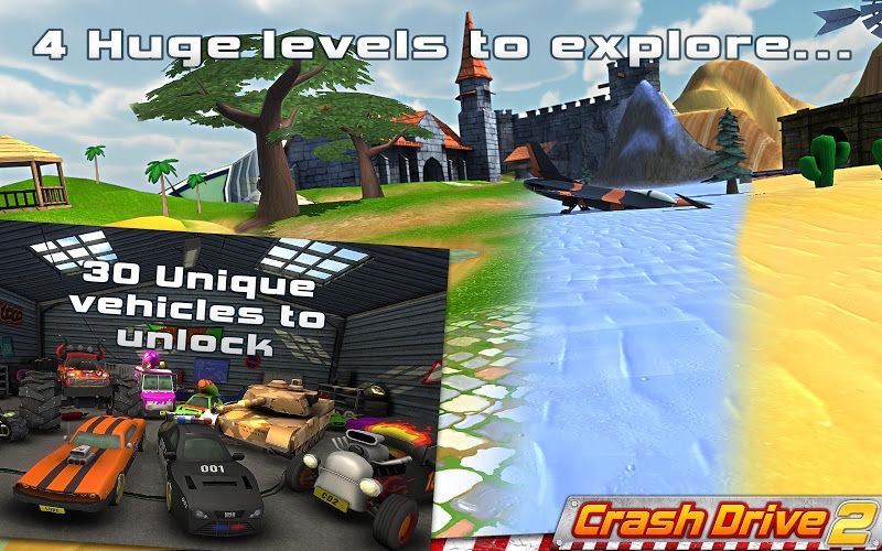 Crash Drive 2: 3D racing cars