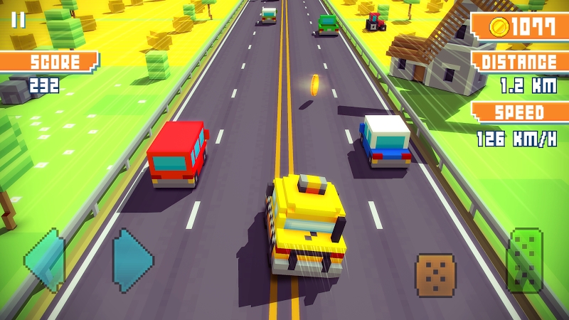 Blocky Highway: Traffic Racing