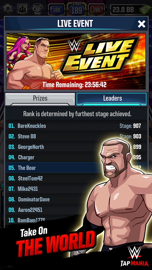 WWE Tap Mania: Get in the Ring in this Idle Tapper