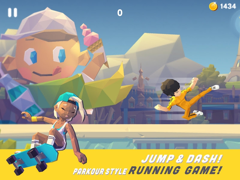 Smashing Rush : Parkour Action Run Game