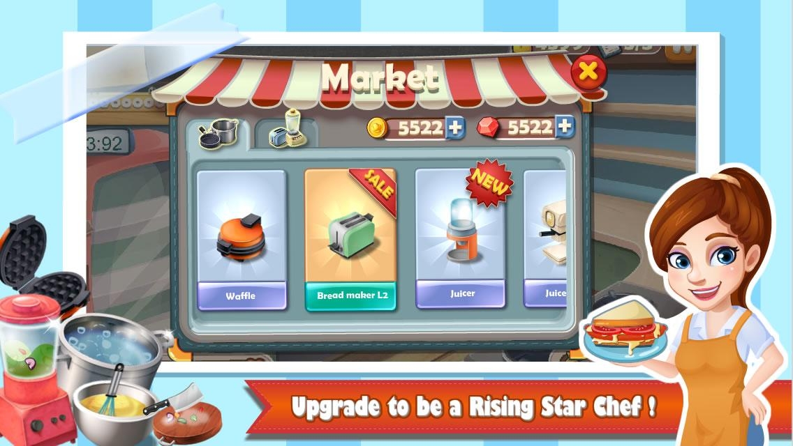 Rising Super Chef:Cooking Game