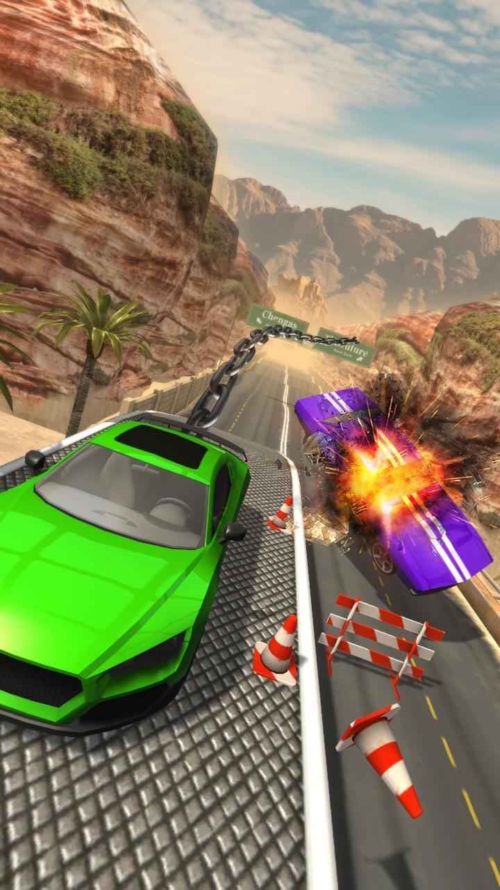 Chained Car Racing Games 3D