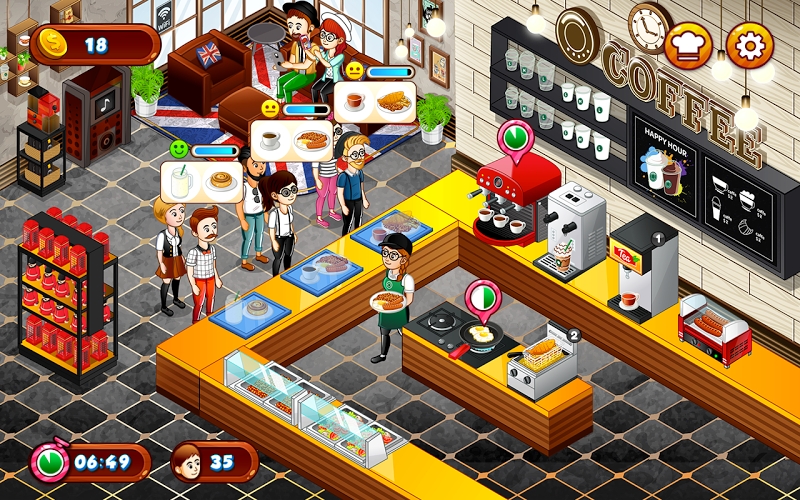 Cafe Panic: Cooking Restaurant