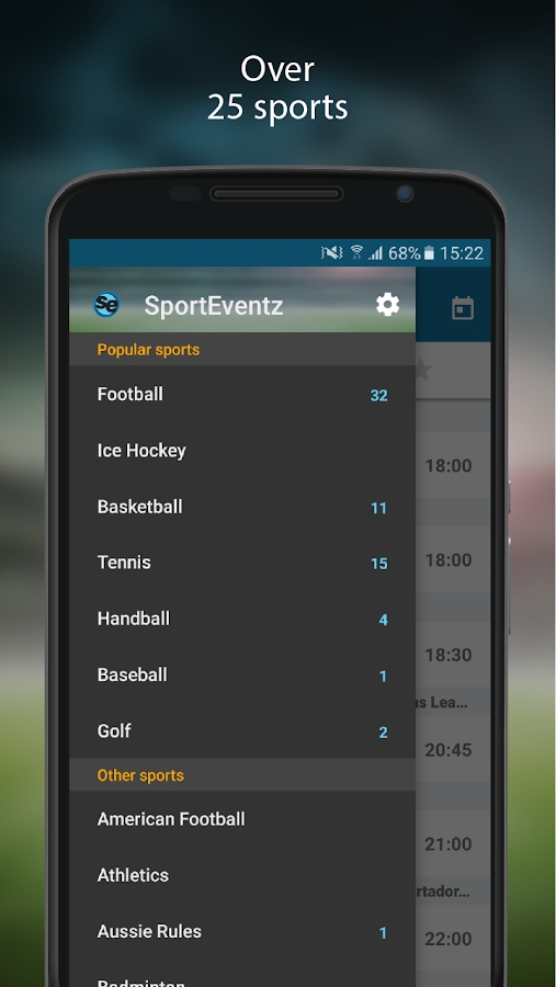 SportEventz - Live sport on TV