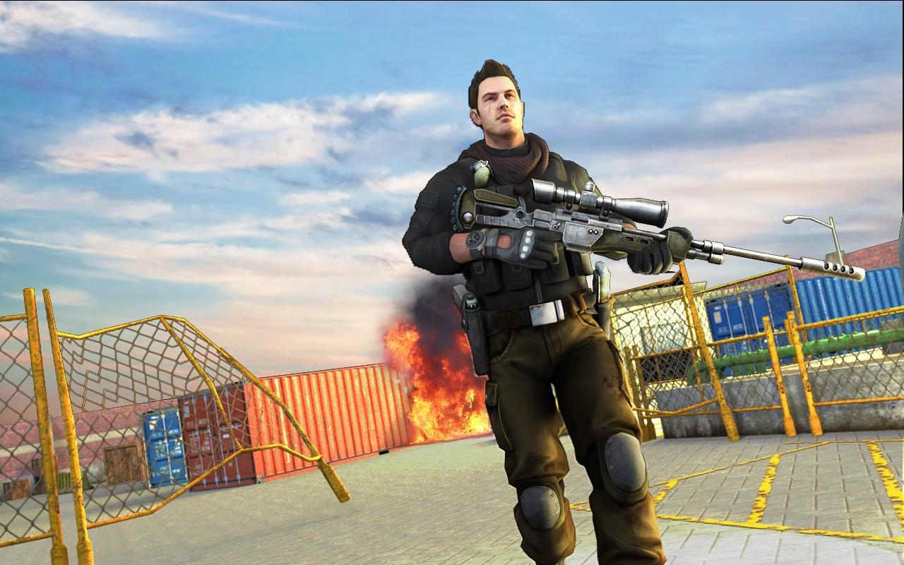 Frontline Combat Sniper Strike: Modern FPS hunter