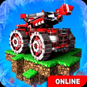 Blocky Cars Online fun shooter