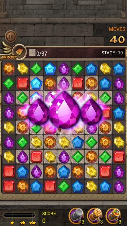 Jewels Temple Quest : Match 3