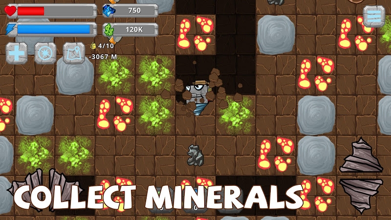 Digger Machine: dig and find minerals