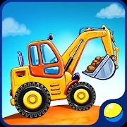 Truck games for kids - build a house, car wash