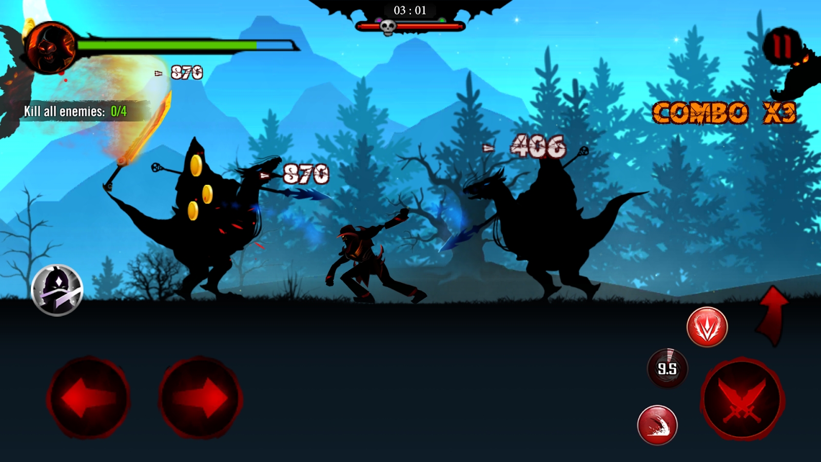 Shadow Stickman: Dark rising – Ninja warriors