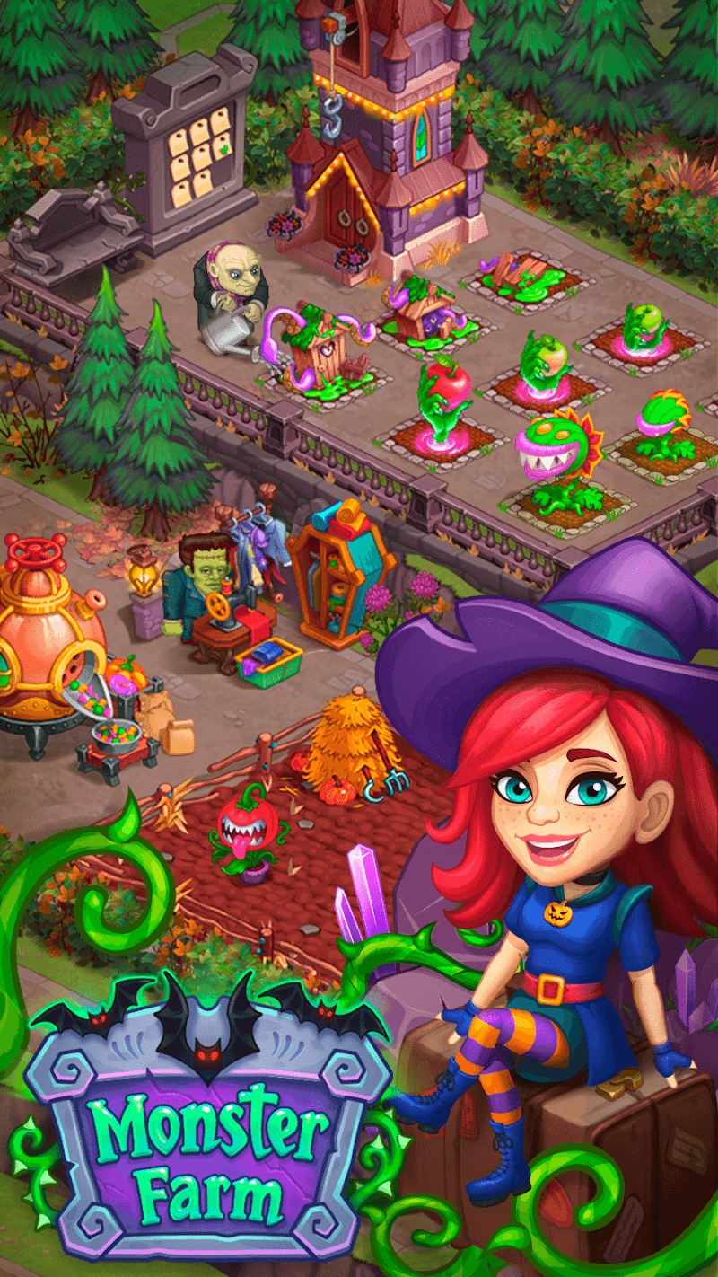 Monster Farm: Happy Ghost Village & Witch Mansion