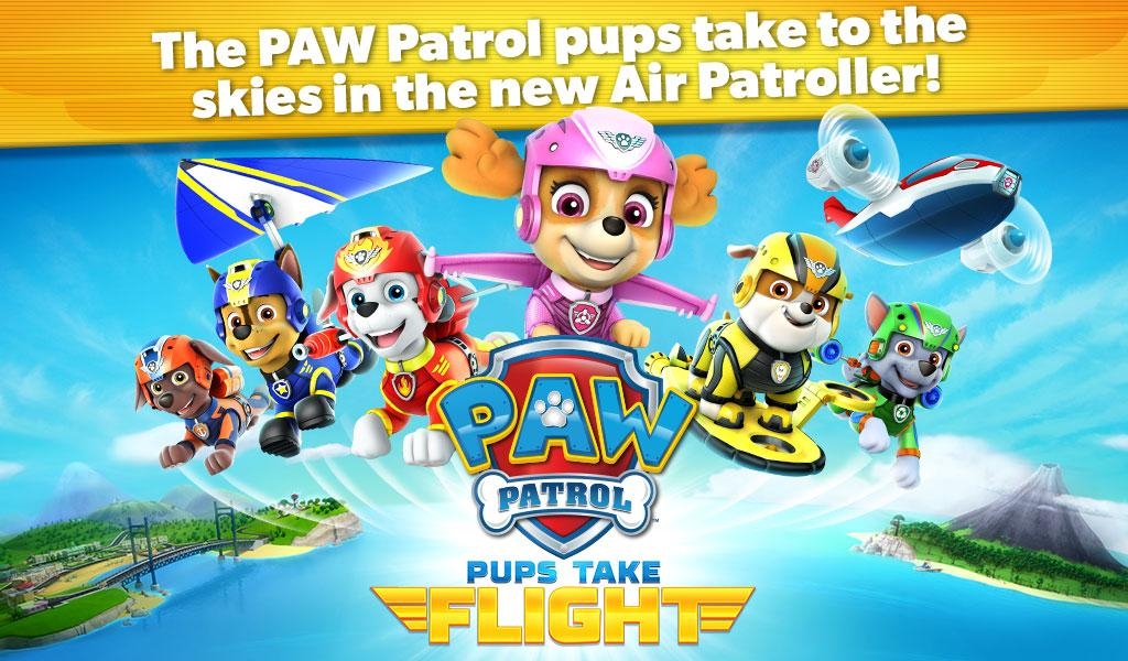 PAW Patrol Pups Take Flight