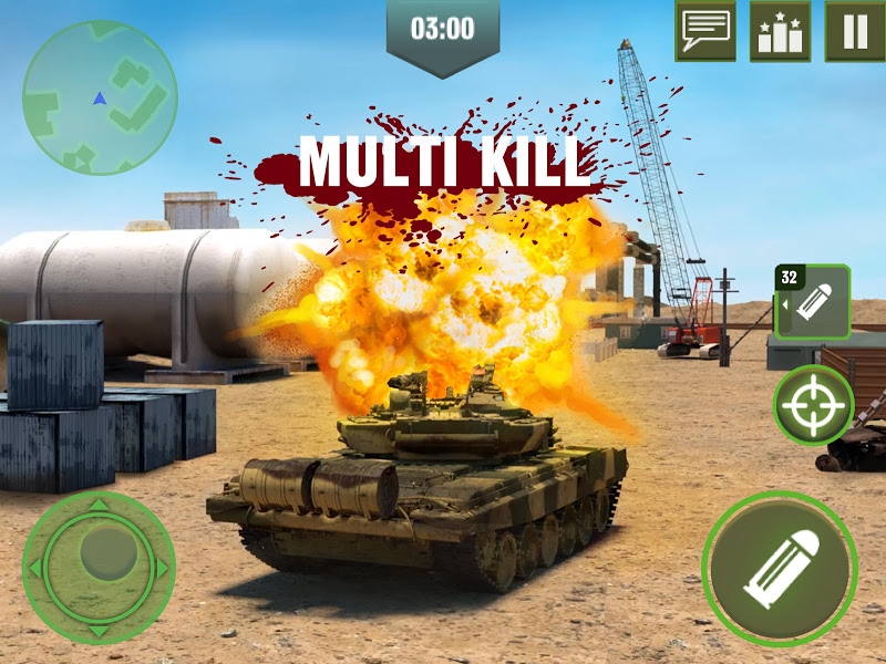 War Machines: Free Multiplayer Tank Shooting Games