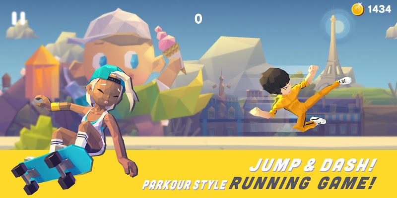 Smashing Rush : Parkour Action Run Game