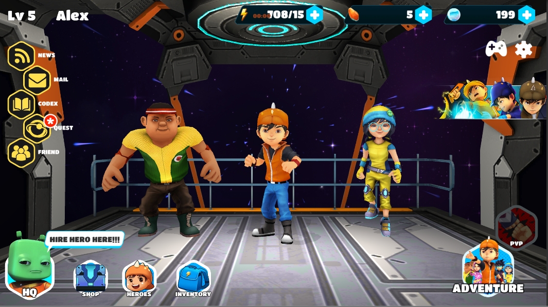 BoBoiBoy: Galactic Heroes RPG