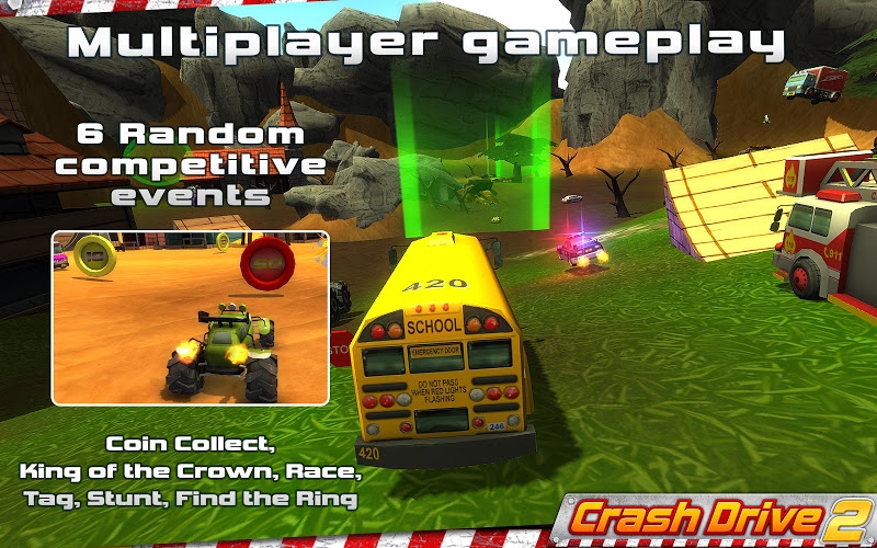 Crash Drive 2: 3D racing cars