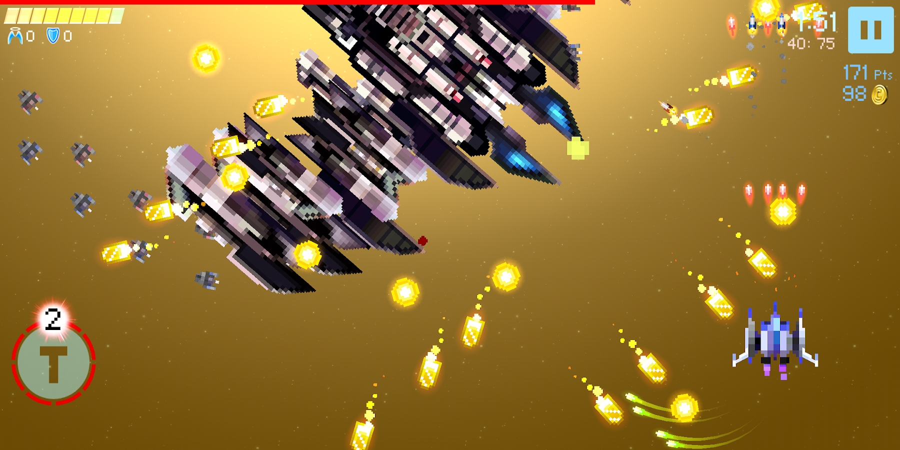 Gold Flower - Bullet Hell Space Shooter