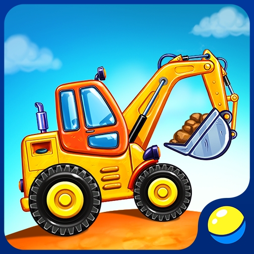 Truck games for kids - build a house 🏡 car wash