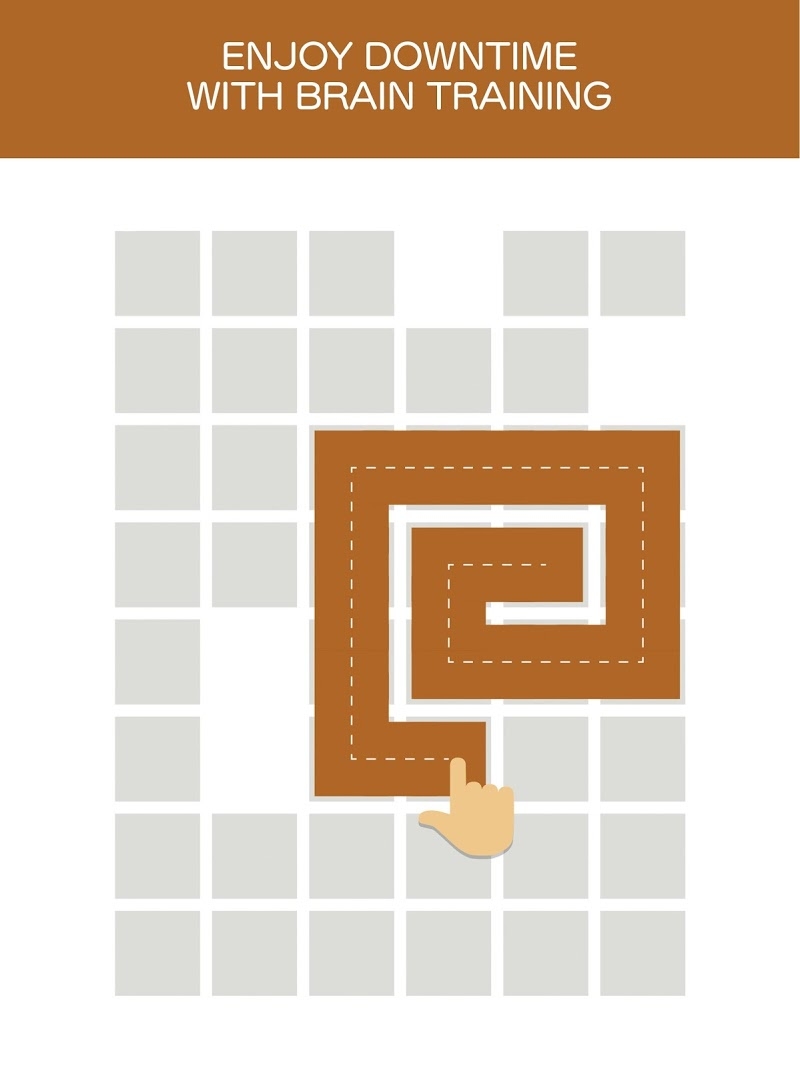 Fill - one-line puzzle game