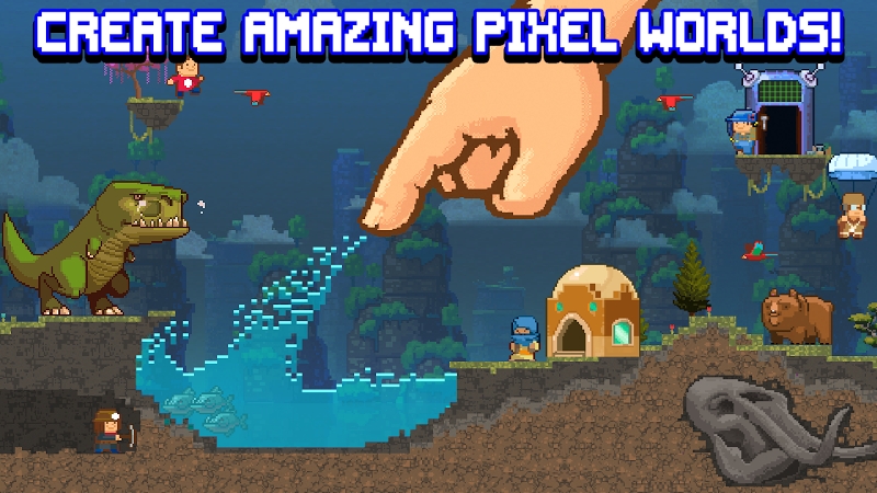 The Sandbox Evolution - Craft a 2D Pixel Universe!