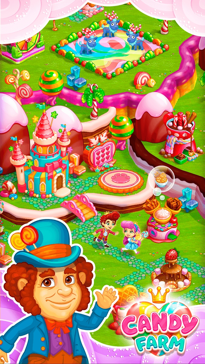 Candy Farm: Magic cake town & cookie dragon story