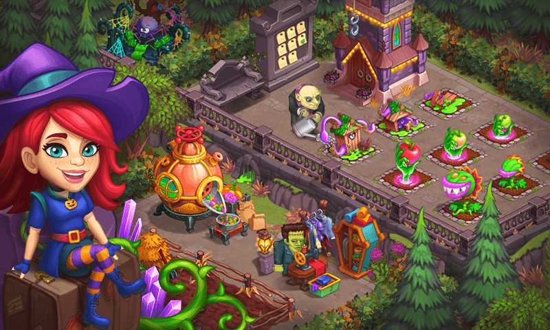 Monster Farm: Happy Ghost Village & Witch Mansion